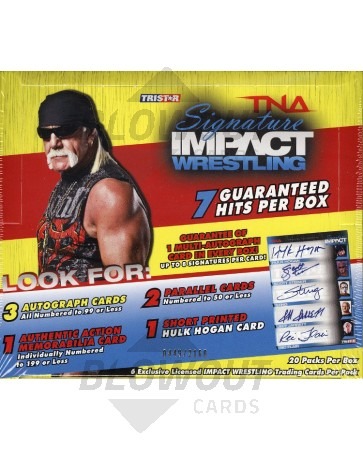 2011 Tristar TNA Signature Impact Wrestling Hobby 24 Box Case