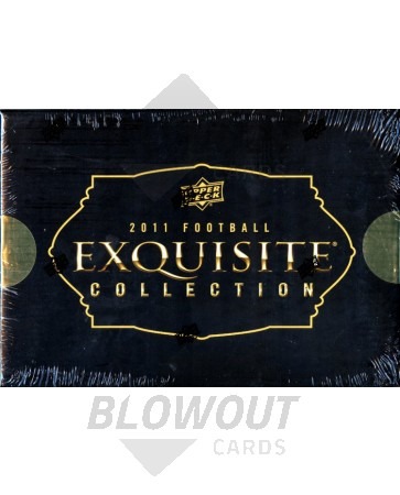 2011 Upper Deck Exquisite Football Hobby 3 Box Case