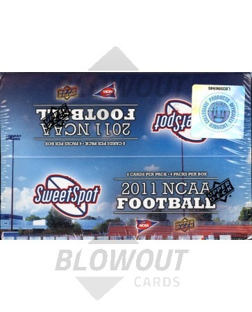 2011 Upper Deck NCAA Sweet Spot Football Hobby Box