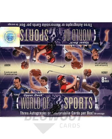 2011 Upper Deck World of Sports 18 Box Case