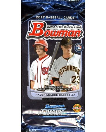 2012 Bowman Baseball Jumbo (HTA) Pack