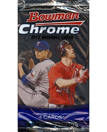 2012 Bowman Chrome Baseball Hobby Pack