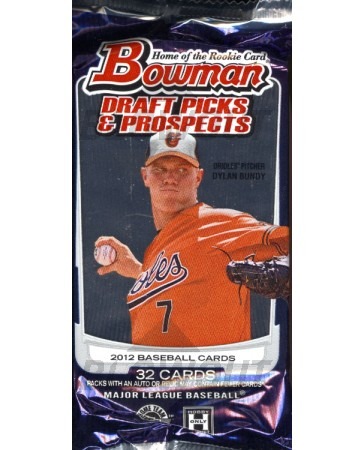 2012 Bowman Draft Picks & Prospects Baseball Jumbo (HTA) Pack