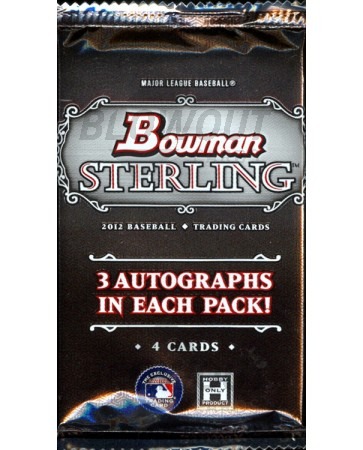 2012 Bowman Sterling Baseball Hobby Pack