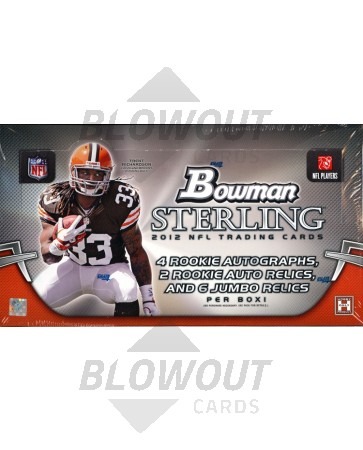 2012 Bowman Sterling Football Hobby 4 Box Case