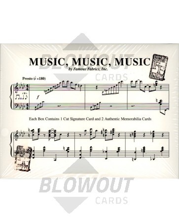 2012 Famous Fabrics Ink - Music, Music, Music 10 Box Case