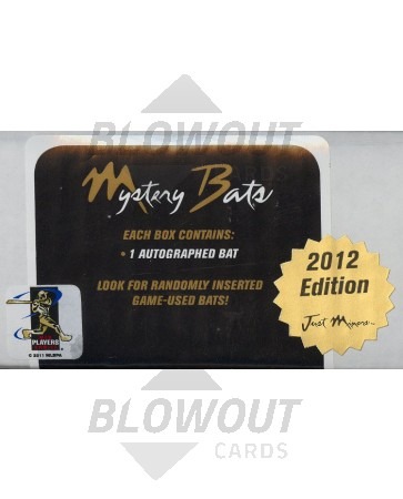 2012 Just Minors Mystery Bats Game Used Baseball 6 Box Case