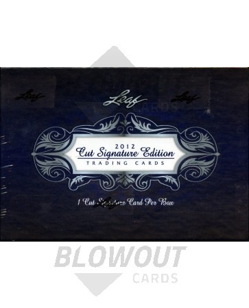 2012 Leaf Cut Signature Edition Box