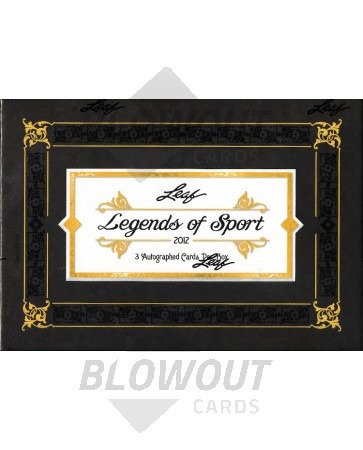 2012 Leaf Legends of Sport Trading Cards Box