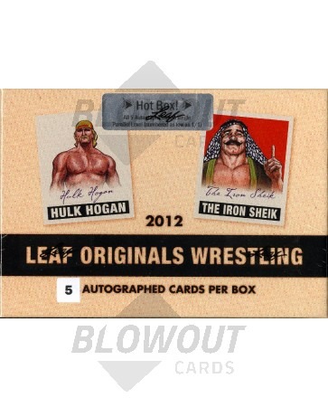 2012 Leaf Originals Wrestling Hobby Hot Box