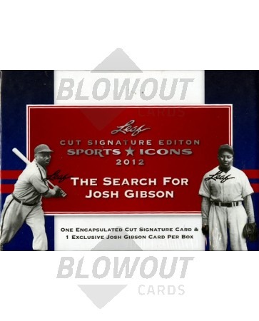 2012 Leaf Sports Icons: The Search for Josh Gibson Box