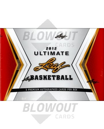 2012 Leaf Ultimate Basketball Hobby 6 Box Case