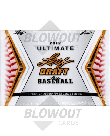 2012 Leaf Ultimate Draft Baseball Hobby 12 Box Case