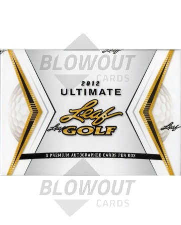 2012 Leaf Ultimate Golf Hobby 12 Box Case