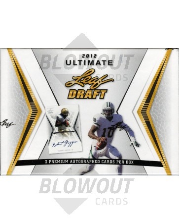 2012 Leaf Ultimate Draft Football Hobby Box