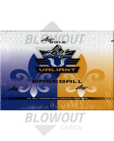 2012 Leaf Valiant Draft Baseball Hobby Box