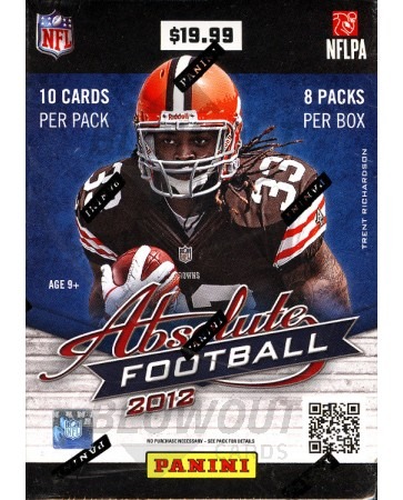 2012 Panini Absolute Memorabilia Football Blaster Box