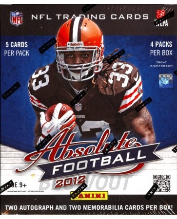 2012 Panini Absolute Memorabilia Football Hobby Box