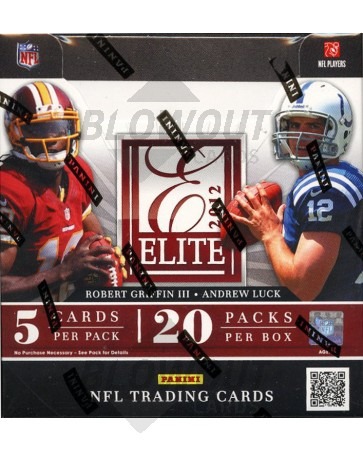 2012 Panini Elite Football Hobby 12 Box Case