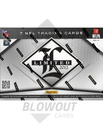 2012 Panini Limited Football Hobby 15 Box Case