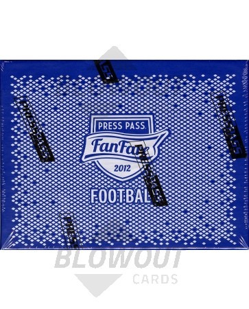 2012 Press Pass Fanfare Football Hobby 10 Box Case