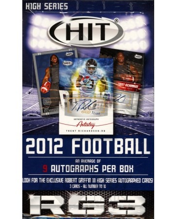 2012 Sage Hit High Series Football Hobby Box