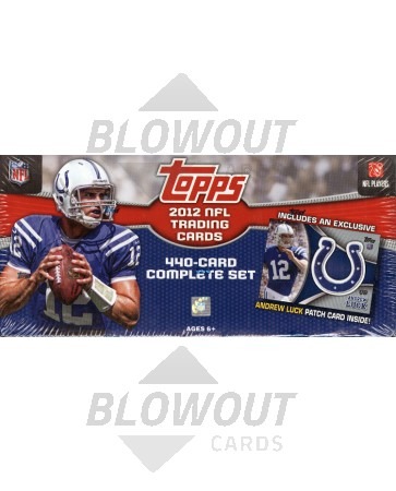 2012 Topps Football Factory Set - Andrew Luck Patch Card