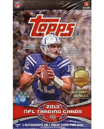 2012 Topps Football Hobby Box