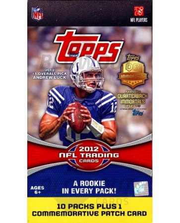 2012 Topps Football Blaster 16 Box Case