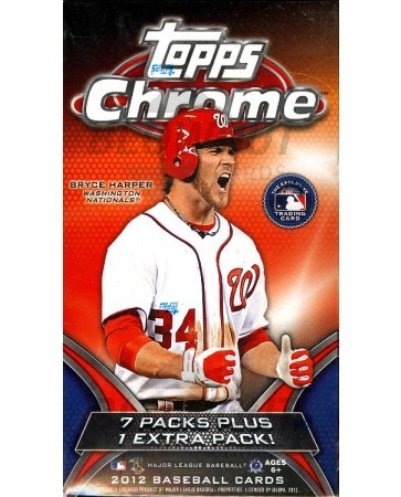2012 Topps Chrome Baseball Blaster Box