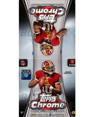 2012 Topps Chrome Football Value Rack Pack Box