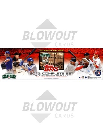 2012 Topps Baseball Factory Set - Fenway Dirt Relic Ed