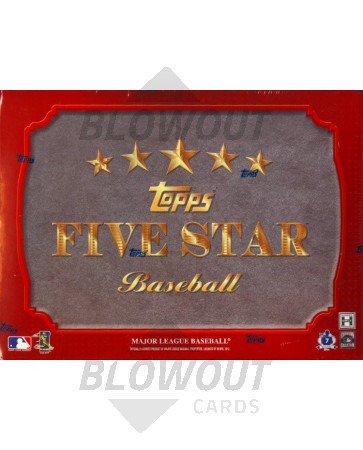 2012 Topps Five Star Baseball Hobby Box