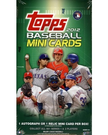 2012 Topps Mini Baseball Box