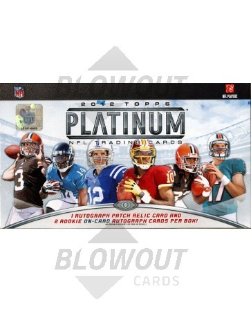 2012 Topps Platinum Football Hobby Box
