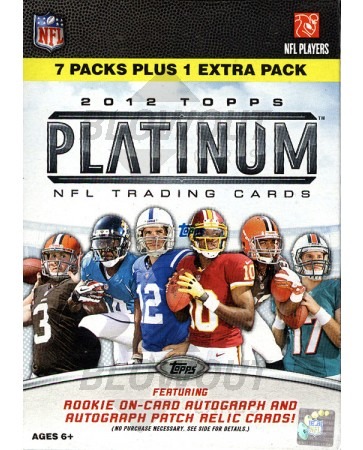 2012 Topps Platinum Football Blaster Box