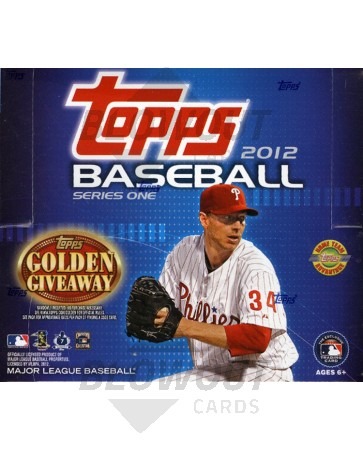 2012 Topps Series 1 Baseball Jumbo HTA Box
