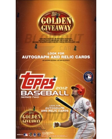 2012 Topps Series 2 Baseball Fat Pack 6 Box Case