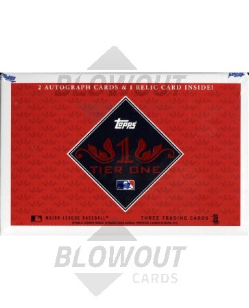 2012 Topps Tier One Baseball Hobby Box