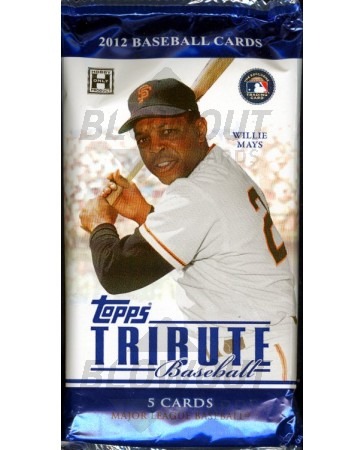 2012 Topps Tribute Baseball Hobby Pack