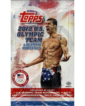 2012 Topps US Olympics Hobby 12 Box Case