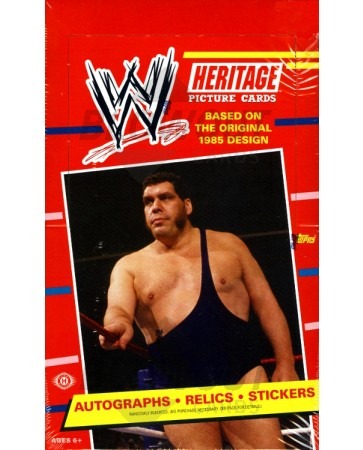 2012 Topps WWE Heritage Wrestling Hobby 8 Box Case