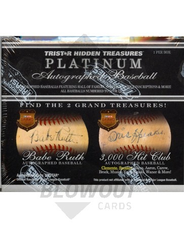 2012 Tristar Autographed Baseball Platinum Edition 12 Box Case