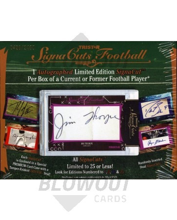 2012 Tristar Signa Cuts Football 24 Box Case