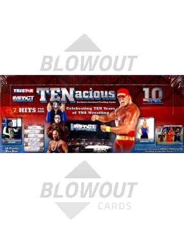 2012 Tristar TNA Impact TENacious Wrestling Hobby 12 Box Case