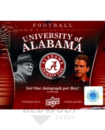 2012 Upper Deck University of Alabama Football Hobby Box