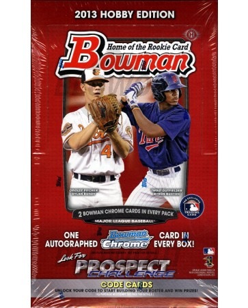2013 Bowman Baseball Hobby Box