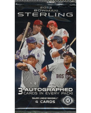 2013 Bowman Sterling Baseball Hobby Pack