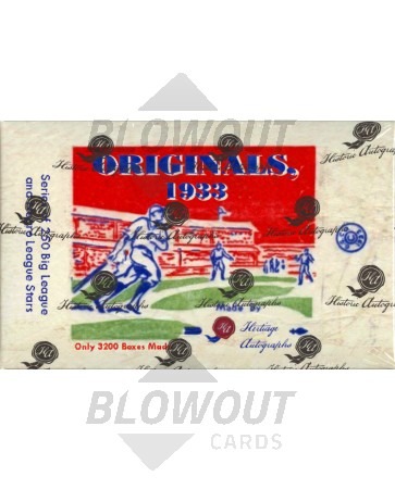 2013 Historic Autographs Originals (1933) Baseball Box