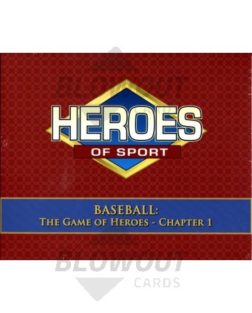 2013 Heroes of Sport The Game of Heroes Ch 1 Baseball 3 Box Case